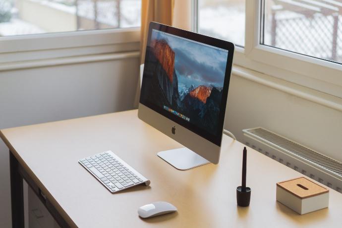 Imac en mesa